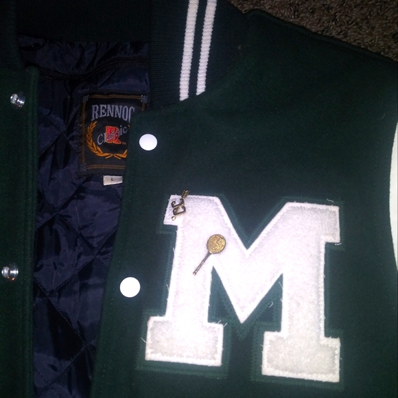 Marshfield Varsity jacket- Mens size L - Picture 2 of 4
